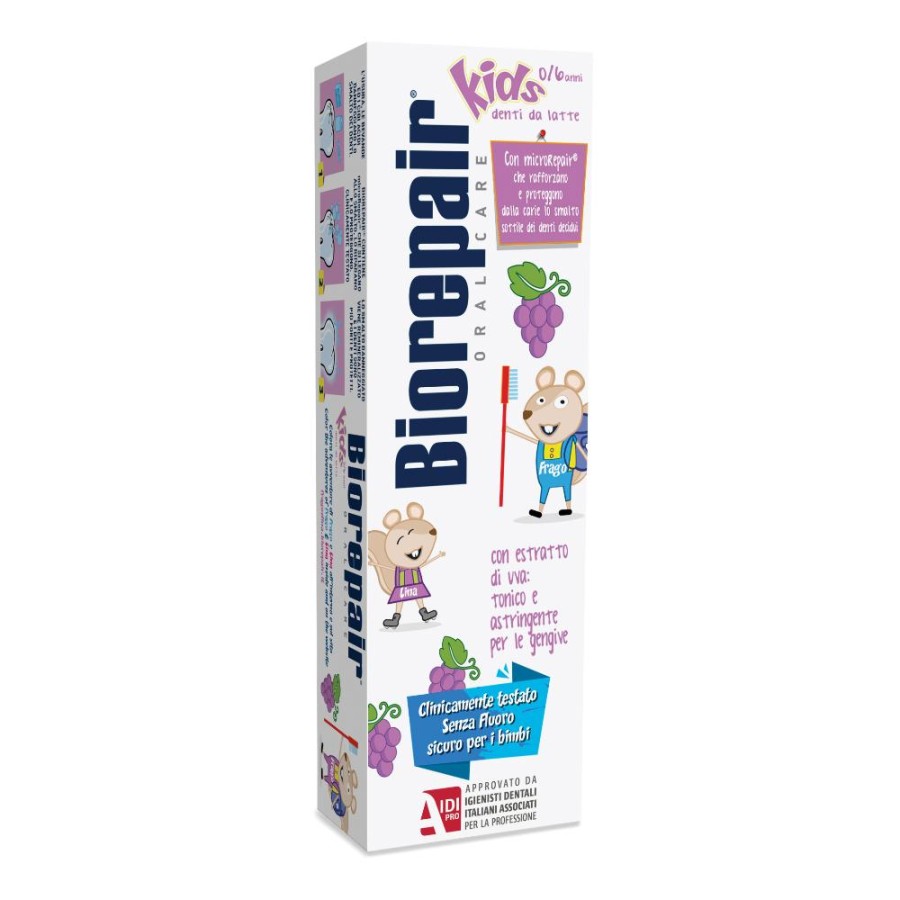 Biorepair Kids Dentifricio Gusto Uva 50 ml